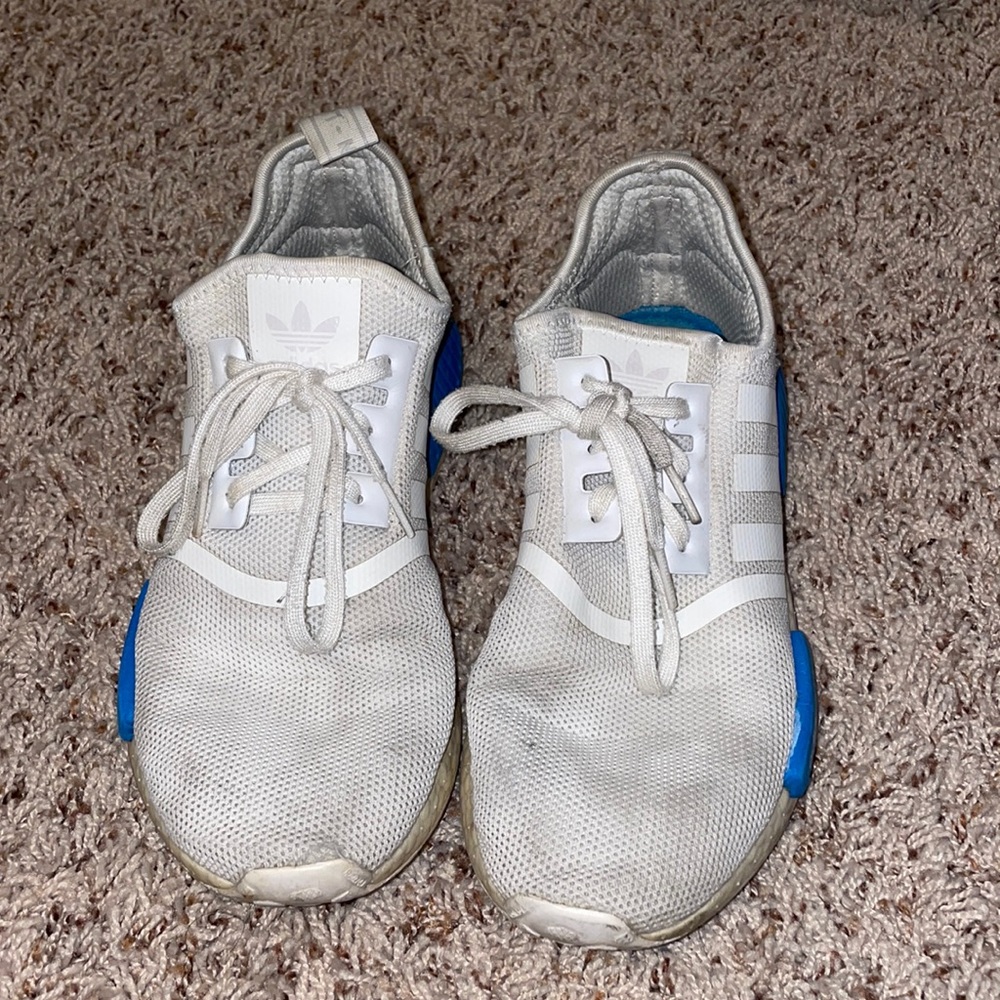 White nmd adidas sneakers